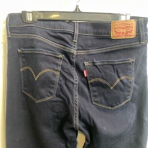 Levi's Indigo Stretch Skinny Denim Jeggings
